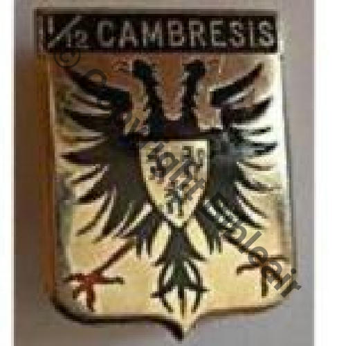 A1016 EC.1.12 CAMBRESIS CAMBRAI  AB.P Bol Poinconne Quadrille etame Frappe A529 30EurInv 